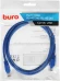 Патч-корд Buro UTP-5E-1,5M-BL UTP 4 пары cat.5E CCA molded 1.5м синий RJ-45 (m)-RJ-45 (m)