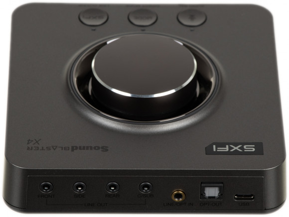Звуковая карта Creative USB Sound Blaster X4 (Super X-Fi Ultra DSP) 7.1 Ret