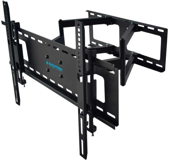 Кронштейн для телевизора Kromax ATLANTIS-80 черный 32"-75" макс.50кг настенный поворотно-выдвижной и наклонный Кронштейн для телевизора Kromax ATLANTIS-80 черный 32"-75" макс.50кг настенный поворотно-выдвижной и наклонный