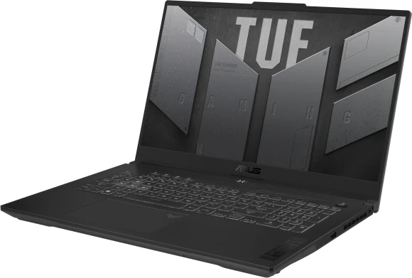 Ноутбук Asus TUF Gaming A16 FA607NUQ-WS73 Ryzen 7 170 16Gb SSD512Gb NVIDIA GeForce RTX4050 6Gb 16" IPS WUXGA (1920x1200) Windows 11 Home Multi Language grey WiFi BT Cam (90NR0QF3-M00CF0)