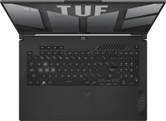 Ноутбук Asus TUF Gaming A16 FA607NUQ-WS73 Ryzen 7 170 16Gb SSD512Gb NVIDIA GeForce RTX4050 6Gb 16" IPS WUXGA (1920x1200) Windows 11 Home Multi Language grey WiFi BT Cam (90NR0QF3-M00CF0)
