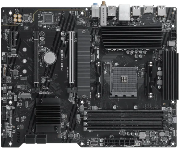 Материнская плата MSI PRO H610M-S DDR4 II Soc-1700 Intel H610 2xDDR4 mATX AC`97 8ch(7.1) GbLAN+HDMI