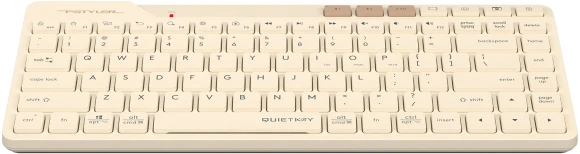 Клавиатура A4Tech Fstyler FBK26C AS бежевый USB беспроводная BT/Radio slim Multimedia (FBK26C AS)