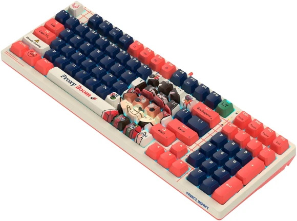 Клавиатура A4Tech Bloody AT98 Proxy Boom механическая бежевый/красный USB for gamer LED (AT98) Клавиатура A4Tech Bloody AT98 Proxy Boom механическая бежевый/красный USB for gamer LED (AT98)