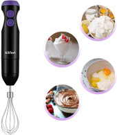 Блендер погружной Kitfort КТ-3041-2 350Вт черный/салатовый