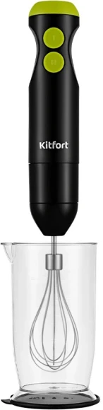 Блендер погружной Kitfort КТ-3041-2 350Вт черный/салатовый