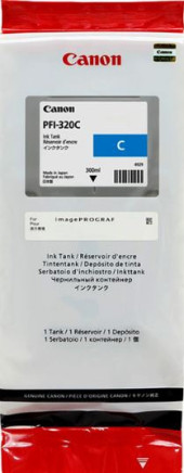 Картридж струйный Canon PFI-320C 2891C001 голубой (300мл) для Canon imagePROGRAF TM-200/205/300/350/355 Картридж струйный Canon PFI-320C 2891C001 голубой (300мл) для Canon imagePROGRAF TM-200/205/300/350/355