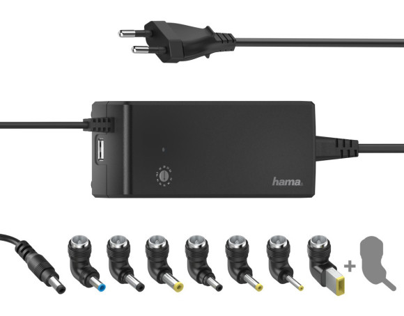 Блок питания Hama H-200004 автоматический 90W 12V-22V 8-коннект. 4A от бытовой электросети