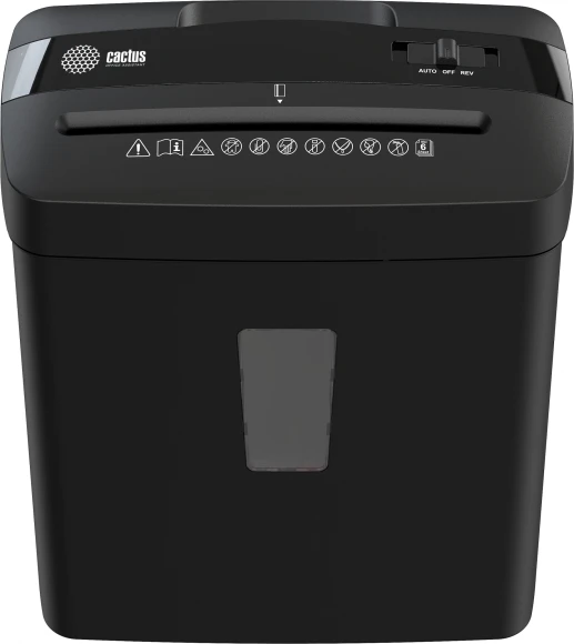 Шредер Cactus CS-SH-A3 (секр.P-4) фрагменты 6.лист. 13лтр. скобы пл.карты Шредер Cactus CS-SH-A3 (секр.P-4) фрагменты 6.лист. 13лтр. скобы пл.карты