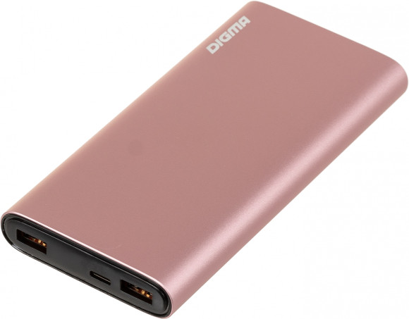 Мобильный аккумулятор Digma DGPF20F 20000mAh QC3.0/PD3.0 22.5W 3A 2xUSB-A/USB-C розовый (DGPF20F22APN)