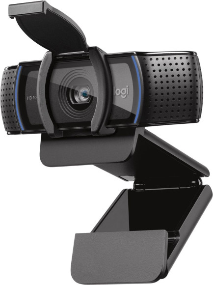 Камера Web Logitech HD Webcam C920e черный 3Mpix (1920x1080) USB2.0 с микрофоном (960-001086)