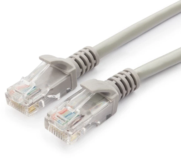 Патч-корд Premier 10Гбит/с UTP 4 пары cat.6 CCA 3м серый RJ-45 (m)-RJ-45 (m) (5-971 3.0)
