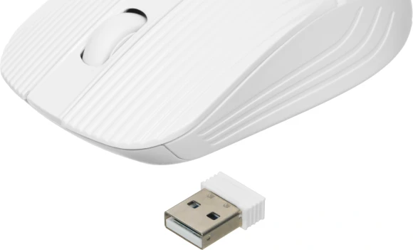 Мышь Оклик 509MW white белый оптическая 1600dpi беспров. USB для ноутбука 4but (1885186) Мышь Оклик 509MW white белый оптическая 1600dpi беспров. USB для ноутбука 4but (1885186)