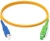 Патч-корд Lanmaster TWT-LC-LC/OM2-5.0 1x50/125 OM2 LC-LC 5м ПВХ желтый