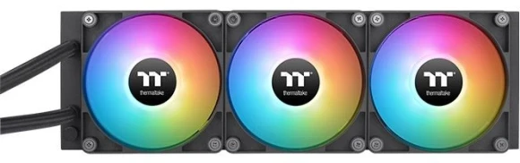 Система водяного охлаждения Thermaltake TH420 V2 ARGB Soc-AM5/AM4/1200/1700/1851 черный 4-pin 34.7dB Al+Cu Ret (CL-W376-PL14SW-A)