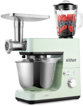 Миксер планетарный Kitfort КТ-3419-2 1200Вт мятный Миксер планетарный Kitfort КТ-3419-2 1200Вт мятный