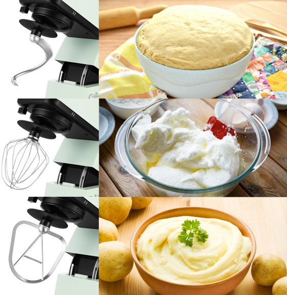 Миксер планетарный Kitfort КТ-3419-2 1200Вт мятный Миксер планетарный Kitfort КТ-3419-2 1200Вт мятный