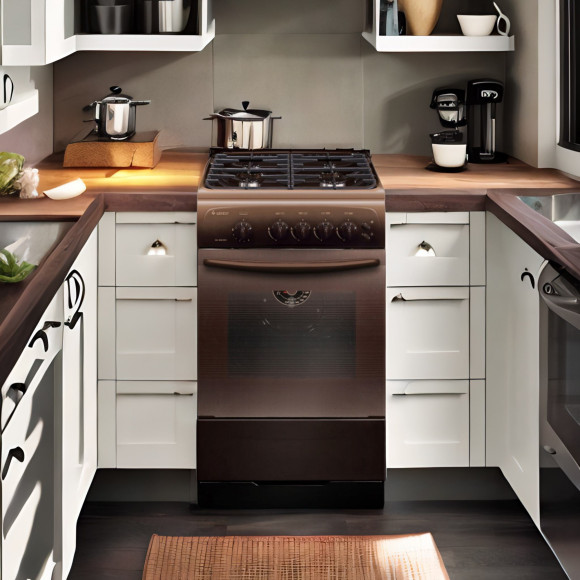 Плита Газовая Gefest CG 50M04 K83 коричневый (металлическая крышка) реш.чугун Плита Газовая Gefest CG 50M04 K83 коричневый (металлическая крышка) реш.чугун