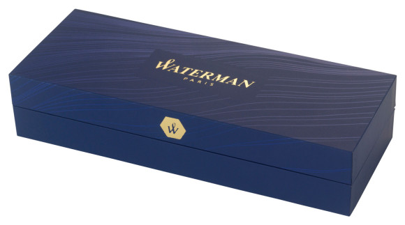 Ручка роллер Waterman Hemisphere (S0920650) Mars Black GT F черн. черн. подар.кор.