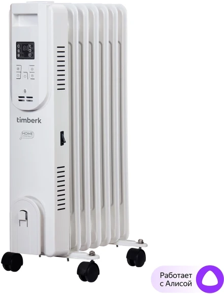 Радиатор масляный Timberk Home Intellect T-OR1507-F10E-WF 1500Вт белый Радиатор масляный Timberk Home Intellect T-OR1507-F10E-WF 1500Вт белый