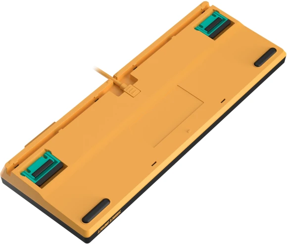 Клавиатура A4Tech AT87 Renegade черный/зеленый USB for gamer LED (AT87) кабель 1.8м