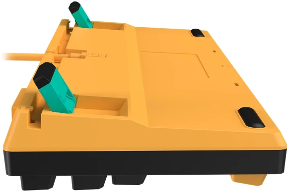 Клавиатура A4Tech AT87 Renegade черный/зеленый USB for gamer LED (AT87) кабель 1.8м