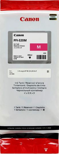 Картридж струйный Canon PFI-320M 2892C001 пурпурный (300мл) для Canon imagePROGRAF TM-200/205 без чипа
