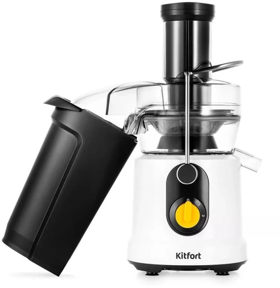 Соковыжималка центробежная Kitfort КТ-1145 1000Вт рез.сок.:800мл. белый/черный Соковыжималка центробежная Kitfort КТ-1145 1000Вт рез.сок.:800мл. белый/черный