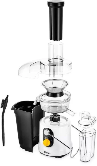 Соковыжималка центробежная Kitfort КТ-1145 1000Вт рез.сок.:800мл. белый/черный Соковыжималка центробежная Kitfort КТ-1145 1000Вт рез.сок.:800мл. белый/черный