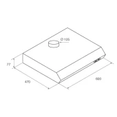 Вытяжка козырьковая Jet Air Light WH/F/60 белый управление: ползунковое (1 мотор) Вытяжка козырьковая Jet Air Light WH/F/60 белый управление: ползунковое (1 мотор)
