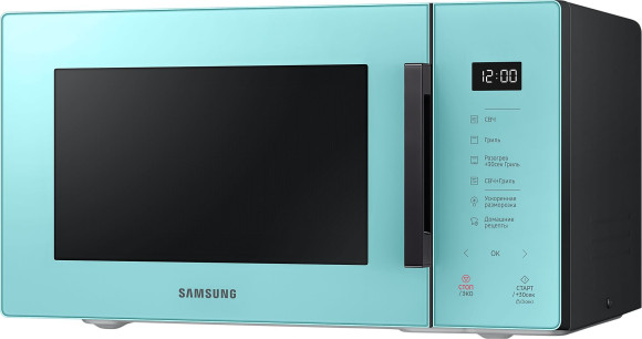 Микроволновая Печь Samsung MG23T5018AN/BW 23л. 800Вт мятный/черный