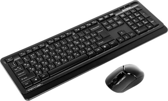 Клавиатура + мышь A4Tech Fstyler FG1012 клав:черный/серый мышь:черный USB беспроводная Multimedia (FG1012 BLACK) Клавиатура + мышь A4Tech Fstyler FG1012 клав:черный/серый мышь:черный USB беспроводная Multimedia (FG1012 BLACK)
