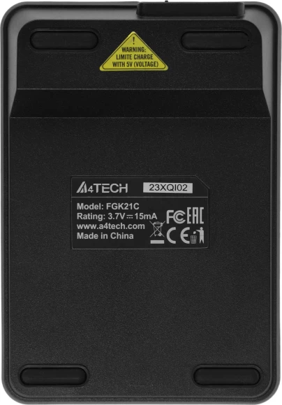 Числовой блок + мышь A4Tech Fstyler FG1600C Air клав:серый мышь:серый/черный USB беспроводная slim (FG1600C)