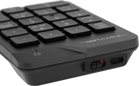 Числовой блок + мышь A4Tech Fstyler FG1600C Air клав:серый мышь:серый/черный USB беспроводная slim (FG1600C)