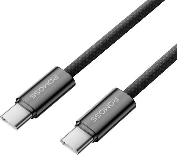 Кабель Romoss CB303A 6958377525975 USB (m)-USB Type-C (m) 2м черный