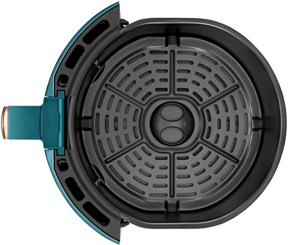 Аэрогриль Hyundai HYF-3553 1350Вт темно-зеленый/золотистый