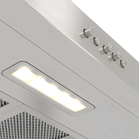 Вытяжка встраиваемая Elikor ECO XS 60 нержавеющая сталь управление: кнопочное (1 мотор) Вытяжка встраиваемая Elikor ECO XS 60 нержавеющая сталь управление: кнопочное (1 мотор)