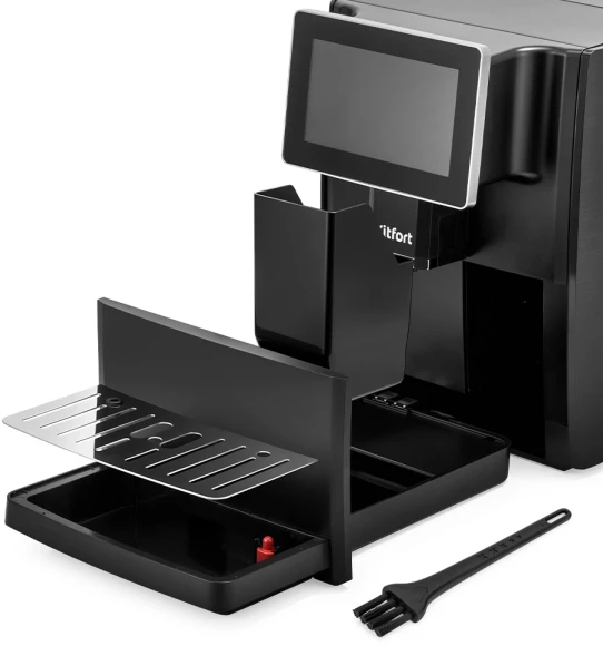 Кофемашина Kitfort КТ-7374 1350Вт черный