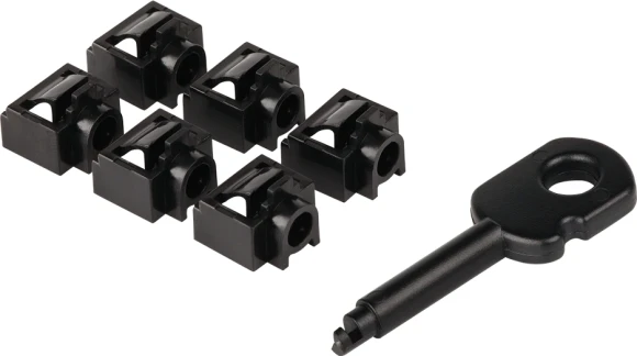 Модуль Hyperline LAN-OK45U6/180N-WH информ. KeystoneRJ45 кат.6 UTP бел.