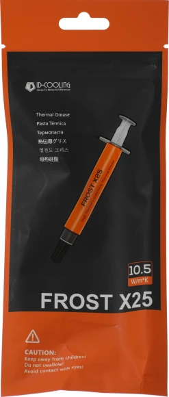Термопаста ID-Cooling FROST X25 4g 10.5Вт/(м-К) шприц 4гр.