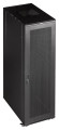 Шкаф коммутационный Lanmaster (TWT-CBB-27U-6X8-P1) напольный 27U 600x800мм пер.дв.перфор. задн.дв.перфор.2-хст. 2 бок.пан. 800кг черный IP20 сталь