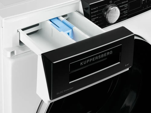Стиральная машина Kuppersberg WM 410 W класс: A+++ загр.фронтальная макс.:6кг белый инвертор Стиральная машина Kuppersberg WM 410 W класс: A+++ загр.фронтальная макс.:6кг белый инвертор
