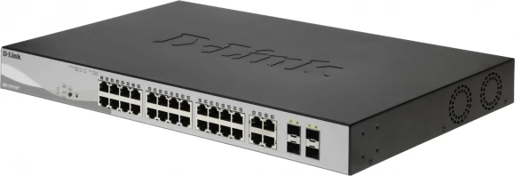 Коммутатор D-Link DGS-1210-28P/FL1A 28x1Гбит/с 4xКомбо(1000BASE-T/SFP) 24PoE 193W управляемый Коммутатор D-Link DGS-1210-28P/FL1A 28x1Гбит/с 4xКомбо(1000BASE-T/SFP) 24PoE 193W управляемый