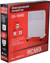 Конвектор Ресанта ОК-1000Е 1000Вт белый Конвектор Ресанта ОК-1000Е 1000Вт белый