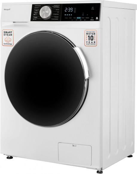 Стиральная машина Weissgauff Premium WMD 47148 DC Inverter Steam класс: A загр.фронтальная макс.:8кг (с сушкой) белый инвертор