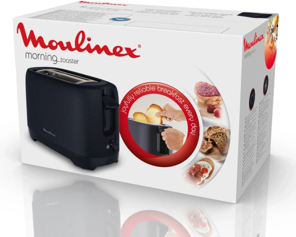 Тостер Moulinex Morning LT2M0810 850Вт черный Тостер Moulinex Morning LT2M0810 850Вт черный