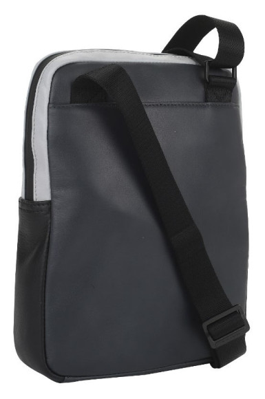 Сумка мужская Piquadro Urban CA1816UB00/GRN серая/черная натур.кожа
