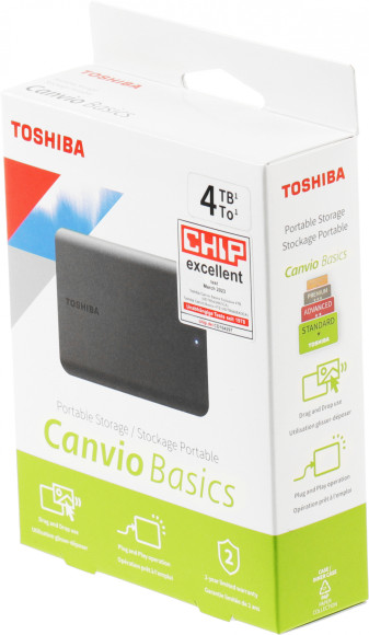 Жесткий диск Toshiba USB3.0 4TB HDTB540EK3CA Canvio Basics 2.5" черный Жесткий диск Toshiba USB3.0 4TB HDTB540EK3CA Canvio Basics 2.5" черный