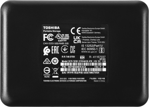 Жесткий диск Toshiba USB3.0 4TB HDTB540EK3CA Canvio Basics 2.5" черный Жесткий диск Toshiba USB3.0 4TB HDTB540EK3CA Canvio Basics 2.5" черный