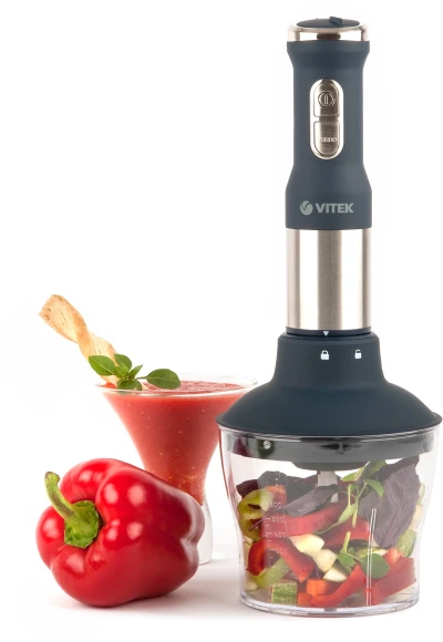 Блендер погружной Vitek VT-3415 900Вт синий Блендер погружной Vitek VT-3415 900Вт синий